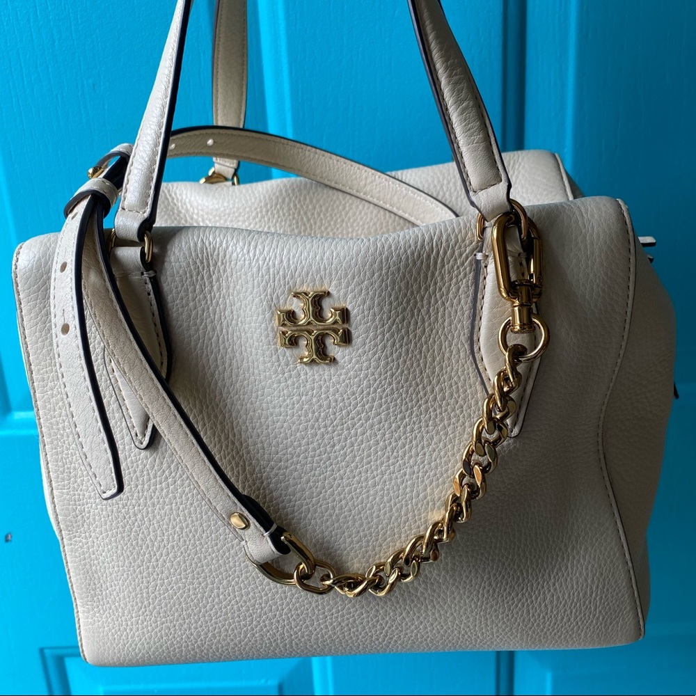 Tory Burch Kira Pebbled Satchel